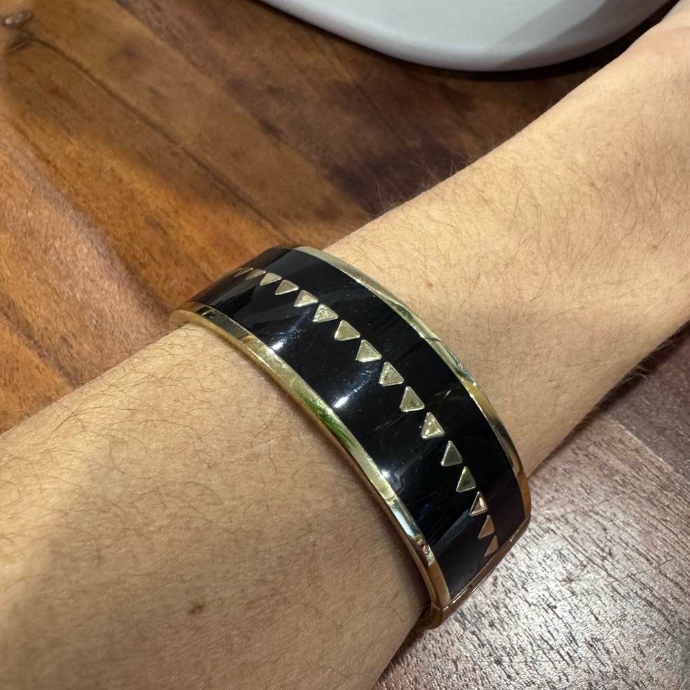 Gold and Black Bracelet